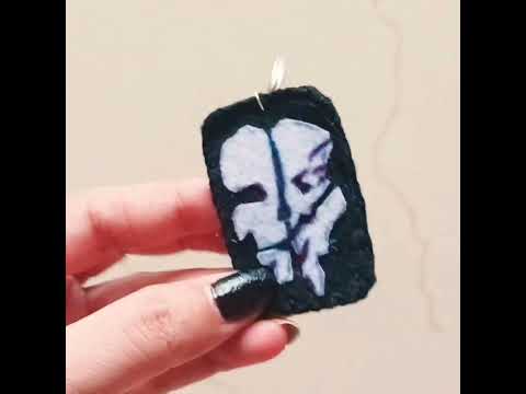 diy, Ghost  call of duty keychain