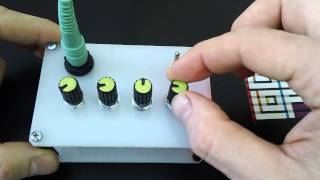 Video thumbnail for New Quad Tone Oscillator NAND Synth LoFi Noise GetLoFi.com Acrylic Laser Cut Case Assembled $49.99 by GetLoFi