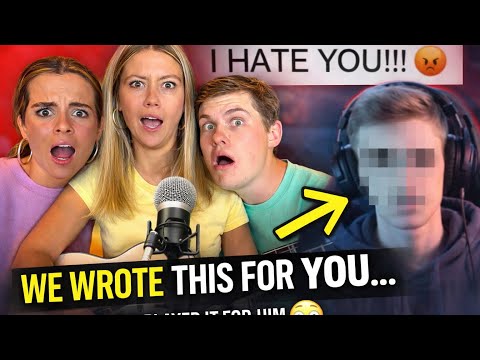 We Wrote a Song Using Hate Comments… and Played It for Him😳