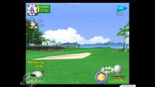 Swingerz Golf GameCube Gameplay - Barely on the fairway