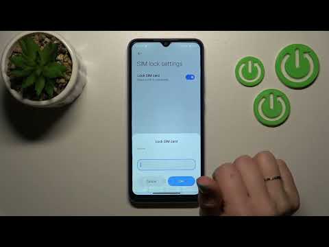 How to Lock SIM Card with SIM PIN on Xiaomi Redmi 10A - SIM Card Locking