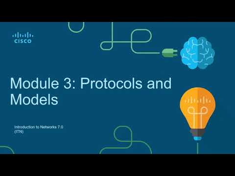CCNA1-ITNv7 - Module 03 - Protocols and Models