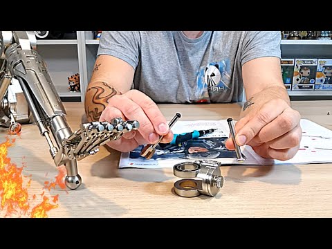 Build The Terminator T-800 Issue 73 - Fit Components For The left Arm & Shoulder ( Speed Build )