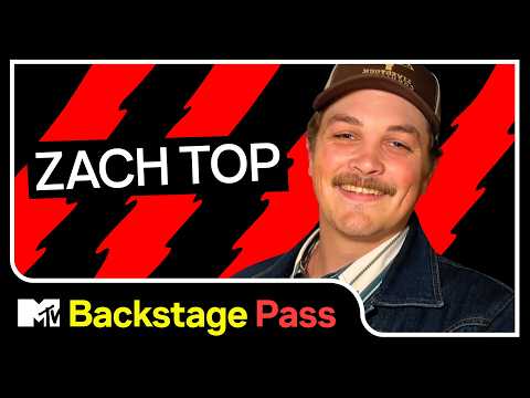 Thumbnail for “My Mom Smelled Cigarettes on Me” Zach Top Takes Us Backstage | MTV Music by Zach Top
