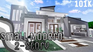 Bloxburg small modern house 2 story - TH-Clip