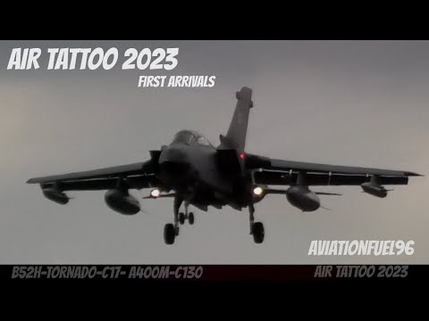 FIRST HOUR OF AIR TATTOO 2023 ARRIVALS