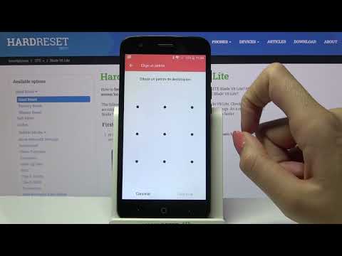 Cómo poner contraseña a ZTE Blade V8 Lite - configurar el bloqueo de pantalla