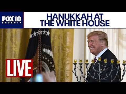 🔴 LIVE: President Trump Celebrates Hanukkah at the White House | FOX 10 Phoenix