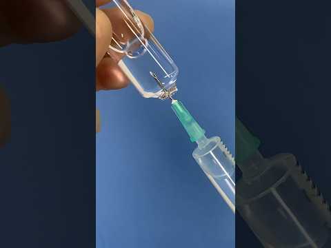 Demure Glass Ampule Tutorial #goodtoknow #demure #vet #medicine #surgeonlife  #ampule #tutorial
