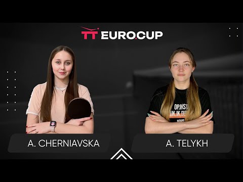 13:40 Alina Cherniavska - Anastasiia Telykh 29.04.2024 TT Euro.Cup Ukraine Star. TABLE 3