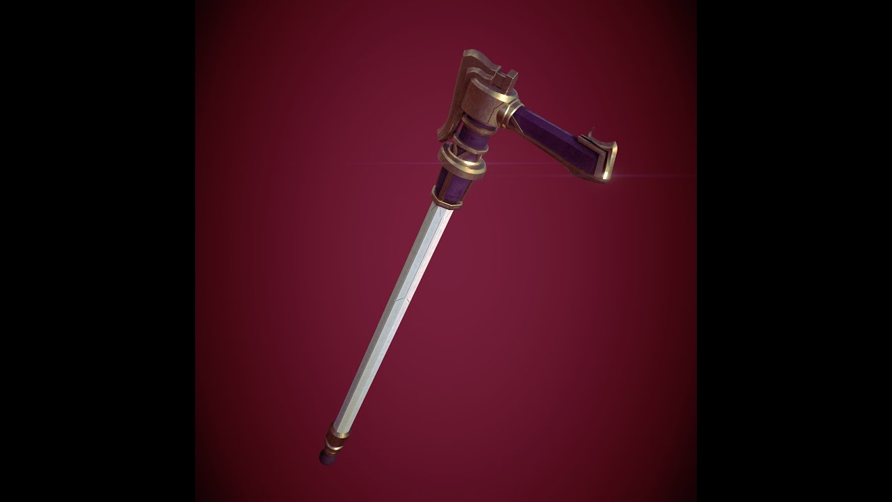 Arcane Viktor Cane Modeling Time Laps