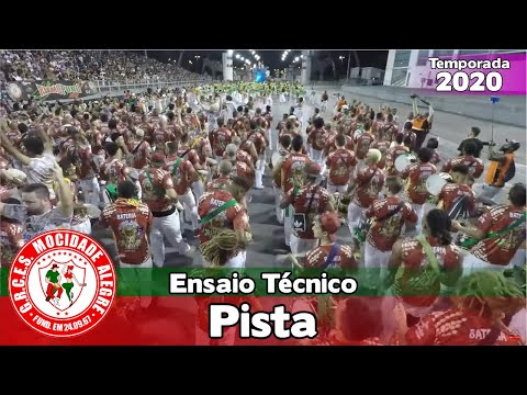 Mocidade Alegre 2020 - Pista - Bateria no ensaio técnico - #ETSP2020