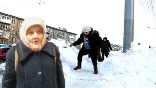 Кировская бабка 23 февраля, and Happy End. Attention: русский мат