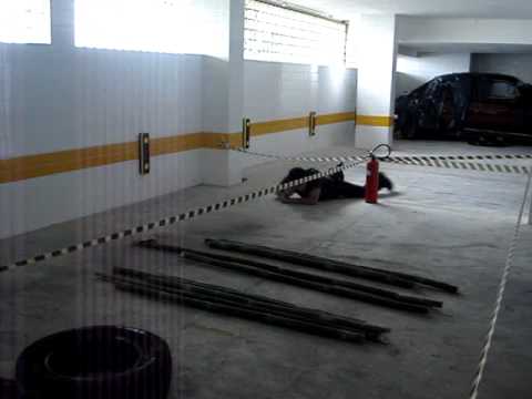 Técnica de Rastejamento - Brigada de Incêndio (Instrutor Sérgio Ricardo Santos)