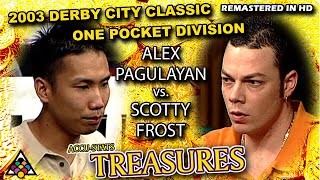 ALEX PAGULAYAN vs SCOTT FROST - 2003 Derby City Classic One Pocket Division