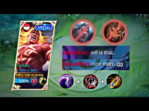 🔴WTF DAMAGE ! | NERF LAPU LAPU DESTROYING BUFF HEROES IN MYTHICAL GLORY - MLBB