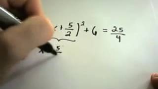 Quadratic Equations - Completing the Square