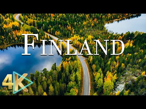 FINLAND 4K - Scenic Relaxation Film with Calming Music - 4K Video Ultra HD