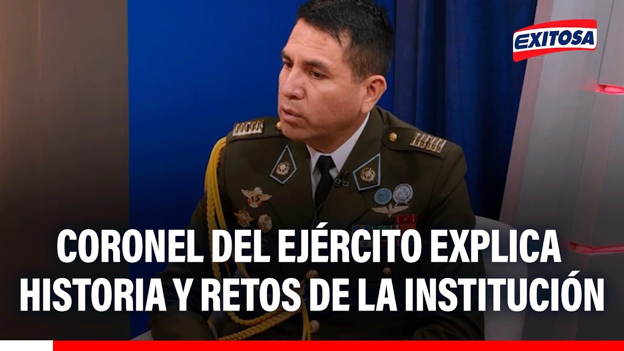 🔴🔵 Vocero del Ejército del Perú  detalla el origen de la institución y los desafíos que enfrentan