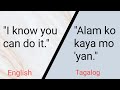 I KNOW YOU CAN DO THIS! || Easy to Difficult English-Tagalog Translation