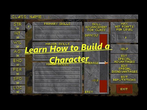 The Ultimate Daggerfall Unity Character Creation Guide