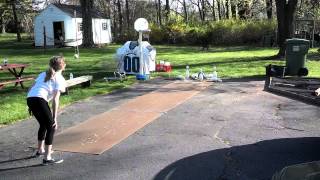 preview picture of video 'Backyard Driveway Bowling Pins Skippack Collegeville Creamery PA'
