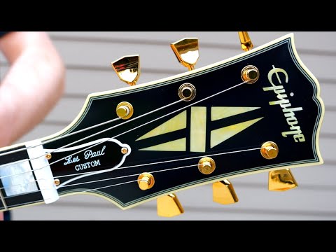 This Epiphone is STACKED! | 2025 Epi 1957 Les Paul Custom Reissue Ebony Inspired by Gibson Custom