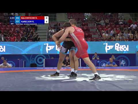 BRONZE GR - 97 kg: R. BALCHIVSCHII (MDA) v. R. KARELSON (EST)