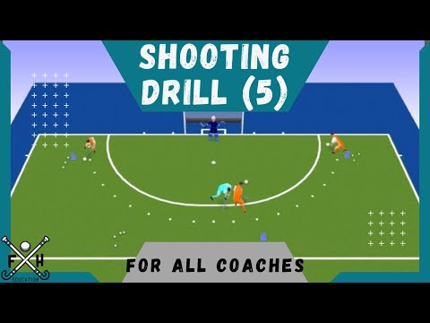 FIELD HOCKEY SHOOTING DRILL (5) for all COACHES