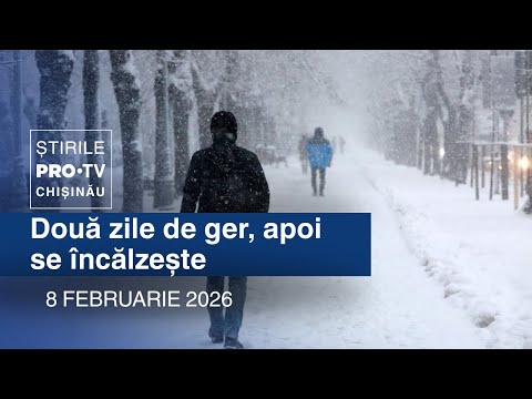 PRO TV News (20:00) | TWO DAYS OF FROST, THEN IT GETS WARMER | Moldova