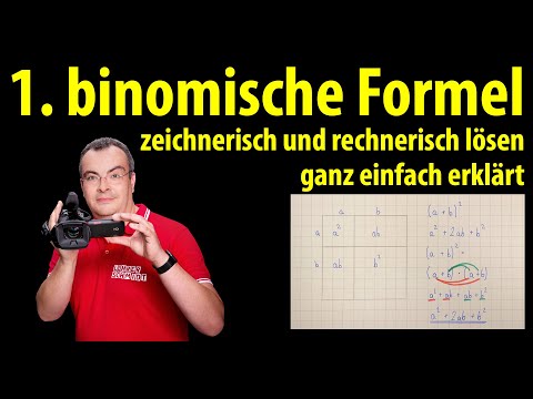 1. Binomial formula - graphically and mathematically - explained very simply |  Lehrerschmidt