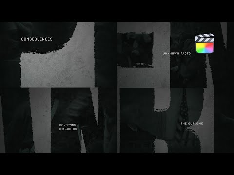 Historical Records Modular Template for Apple Motion & Final Cut Pro - MotionVFX