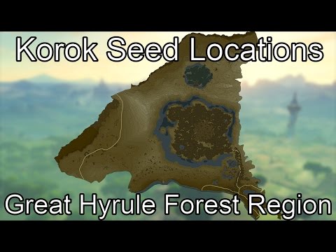 Breath of the Wild Korok Seed Guide - Great Hyrule Forest Region
