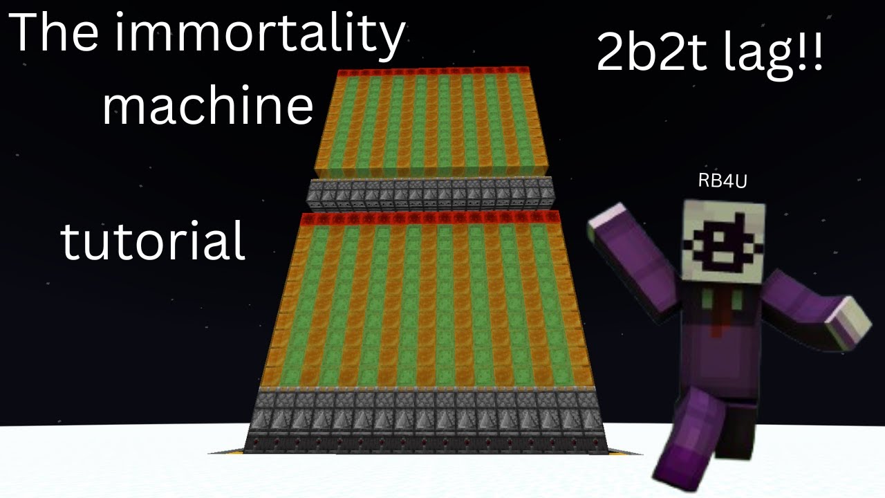 How to Make the 2b2t Anarchy Lag Machine / Immortality Machine | RB4U Tutorial