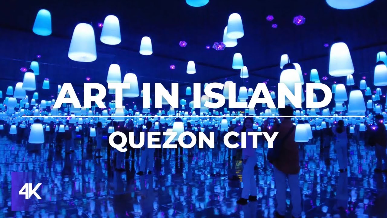 Experience a walking tour through Art in Island.