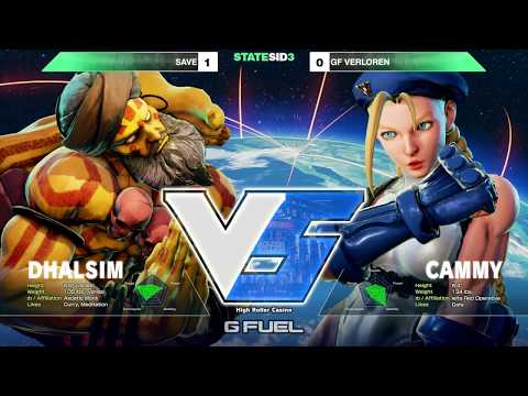Save (Dhalsim) vs Verloren (Akuma) - Statesid3 Exhibition - Street Fighter V [1080p/60fps] HD