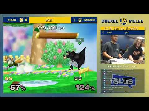 Drexel Melee Practice Spring '23 #2 | phazil (Fox) vs lynxwyx (Marth) WSFs