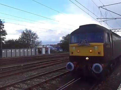 The Class 47 WCRC No.47804 with The West Highlander was arrives on Busy Day at Carlisle.