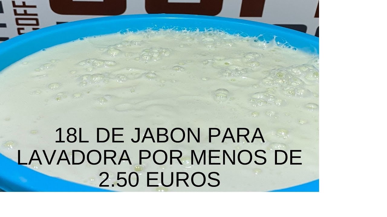 Watch JABON PARA LAVADORA RAPIDO 18L POR MENOS DE 2.50 EUROS!! Now JABON PARA LAVADORA RAPIDO 18L POR MENOS DE 2.50 EUROS!!