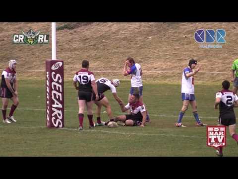 2017 Canberra RL Round 14   Reserve Grade Grade Highlights   Queanbeyan Kangaroos v Gouldburn Worker