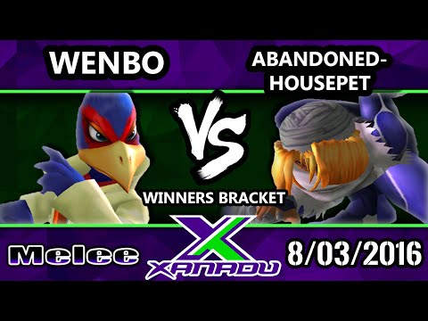 S@X 161 - AnAbandondedHousePet (Sheik) Vs. Wenbo (Falco) SSBM Tournament - Smash Melee