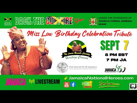 Miss Lou Birthday Celebration Tribute JHM BACK THE CULTURE Show