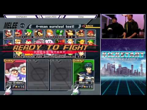 Kickstart 15 Losers Round 3 - Unhaven (Ice Climbers) vs Vino (Marth)