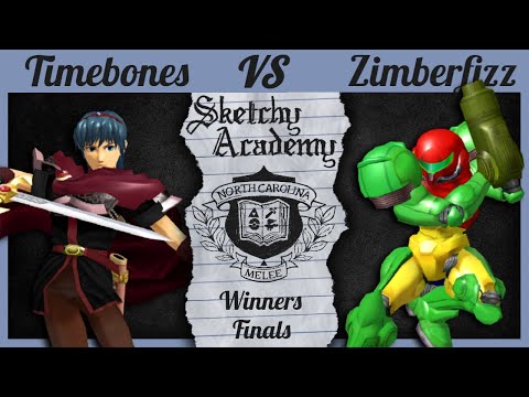 Timebones (Marth) vs. Zimberfizz (Samus) - Top 8 (Winners Final) - Sketchy Academy XVII