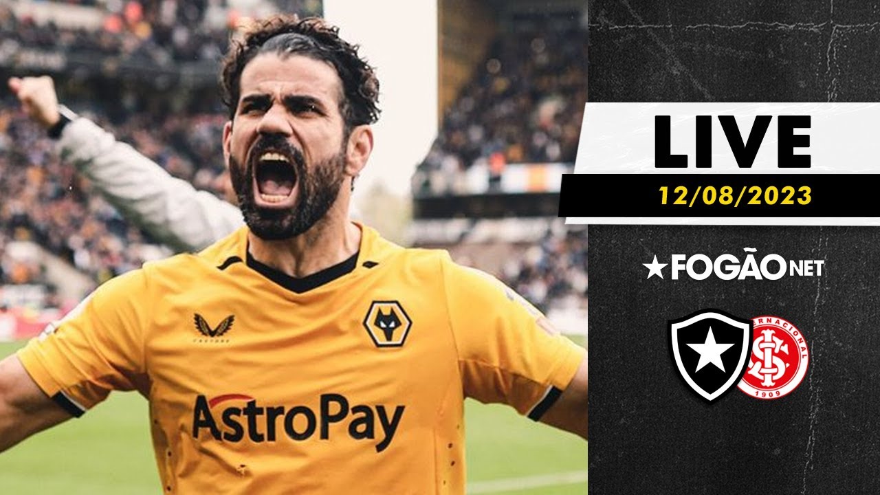 LIVE | Diego Costa chegando e pré-jogo de Botafogo x Internacional no Nilton Santos