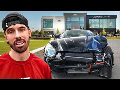 I RETURNED MY WRECKED DB12 BACK TO ASTON MARTIN