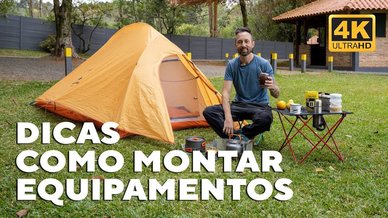 Como monto meu Camping na montanha. Dicas, Barraca, Mochila Cargueira e Equipamentos de Trilha
