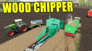 Wood Chipper Machine! Making and Selling Wood Chips| Farming Simulator 19
