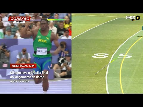 Vídeo: Mineiro leva o Brasil à final do lançamento de dardo após 92 anos.