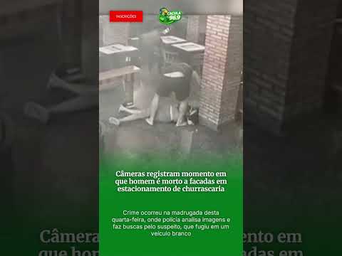Câmeras Registram Morte Brutal em Estacionamento de Churrascaria em MS! #shorts #brasil